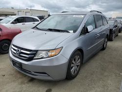 Salvage cars for sale at Martinez, CA auction: 2017 Honda Odyssey EXL
