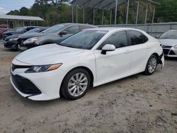 Salvage cars for sale at Savannah, GA auction: 2020 Toyota Camry LE