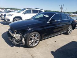 Salvage cars for sale at Grand Prairie, TX auction: 2019 Mercedes-Benz C300