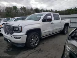 Salvage cars for sale from Copart Exeter, RI: 2017 GMC Sierra K1500 Denali