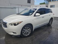 Salvage cars for sale at Opa Locka, FL auction: 2015 Infiniti QX60