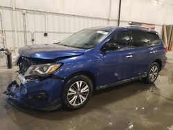 Salvage cars for sale at Avon, MN auction: 2020 Nissan Pathfinder SV