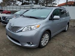 Salvage cars for sale at New Britain, CT auction: 2015 Toyota Sienna XLE