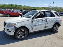 Mercedes-Benz salvage cars for sale: 2012 Mercedes-Benz ML 350 4matic