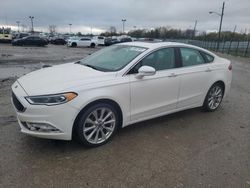 Salvage cars for sale at Indianapolis, IN auction: 2017 Ford Fusion Titanium