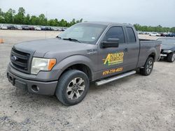 Salvage cars for sale at Houston, TX auction: 2014 Ford F150 Super Cab