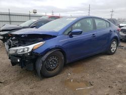 Salvage cars for sale at Chicago Heights, IL auction: 2017 KIA Forte LX