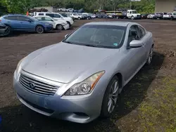 Salvage cars for sale from Copart Kapolei, HI: 2008 Infiniti G37 Base
