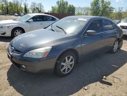 Salvage cars for sale from Copart Baltimore, MD: 2004 Honda Accord EX