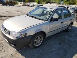 Salvage cars for sale from Copart Fairburn, GA: 2002 Toyota Corolla CE