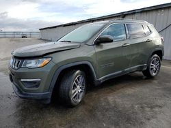 Salvage cars for sale from Copart Fresno, CA: 2018 Jeep Compass Latitude