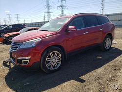 Salvage cars for sale from Copart Elgin, IL: 2014 Chevrolet Traverse LT