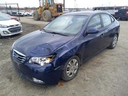 Salvage cars for sale from Copart Anchorage, AK: 2010 Hyundai Elantra Blue