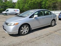 Honda salvage cars for sale: 2006 Honda Civic LX