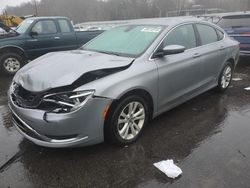 Salvage cars for sale at Assonet, MA auction: 2015 Chrysler 200 Limited