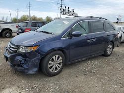 Salvage cars for sale from Copart Columbus, OH: 2014 Honda Odyssey EXL