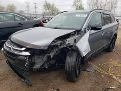Salvage cars for sale at Elgin, IL auction: 2018 Mitsubishi Outlander SE