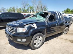 Salvage trucks for sale at Bridgeton, MO auction: 2013 Honda Ridgeline RTL