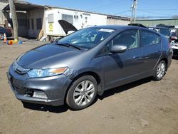 Salvage cars for sale at New Britain, CT auction: 2012 Honda Insight EX