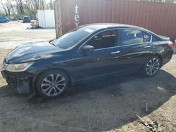 Salvage cars for sale at Baltimore, MD auction: 2014 Honda Accord Sport