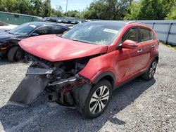 KIA Sportage salvage cars for sale: 2012 KIA Sportage EX