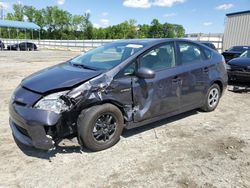 Salvage cars for sale from Copart Spartanburg, SC: 2015 Toyota Prius