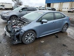 Salvage cars for sale at Woodhaven, MI auction: 2020 Toyota Corolla LE
