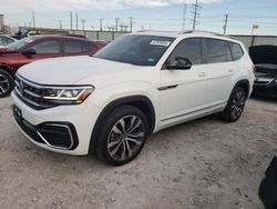 Salvage cars for sale at Haslet, TX auction: 2021 Volkswagen Atlas SEL R-Line