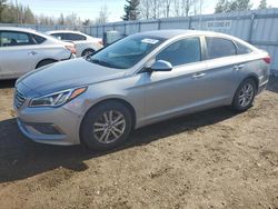 Salvage cars for sale at Bowmanville, ON auction: 2016 Hyundai Sonata SE