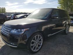 Salvage cars for sale from Copart Arlington, WA: 2015 Land Rover Range Rover HSE