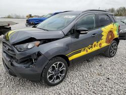 Salvage cars for sale at Wayland, MI auction: 2020 Ford Ecosport SES