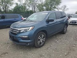Salvage cars for sale at Cicero, IN auction: 2017 Honda Pilot EX