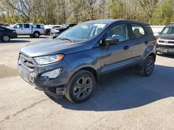 Ford Ecosport S salvage cars for sale: 2018 Ford Ecosport S