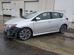 Salvage cars for sale from Copart Pasco, WA: 2017 Toyota Corolla IM