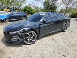 Honda Accord Sport Vehiculos salvage en venta: 2020 Honda Accord Sport