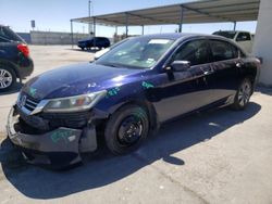 Salvage cars for sale from Copart Anthony, TX: 2015 Honda Accord LX