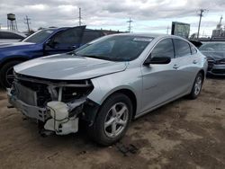 Chevrolet salvage cars for sale: 2016 Chevrolet Malibu LS