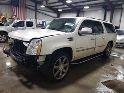 Salvage cars for sale at West Mifflin, PA auction: 2012 Cadillac Escalade ESV Luxury