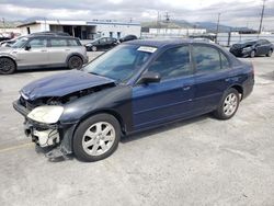Salvage cars for sale at Sun Valley, CA auction: 2002 Honda Civic EX