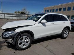 Salvage cars for sale from Copart Littleton, CO: 2018 Mercedes-Benz GLC 300 4matic