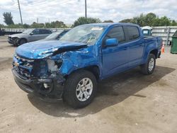 Salvage vehicles for parts for sale at auction: 2021 Chevrolet Colorado LT
