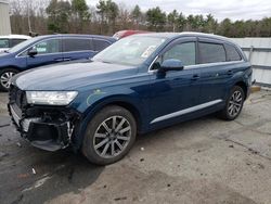 Salvage cars for sale at Exeter, RI auction: 2019 Audi Q7 Premium Plus