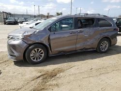 Salvage cars for sale at Los Angeles, CA auction: 2022 Toyota Sienna LE