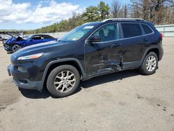 Salvage cars for sale at Brookhaven, NY auction: 2016 Jeep Cherokee Latitude
