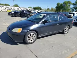 Salvage cars for sale from Copart Sacramento, CA: 2003 Honda Civic EX