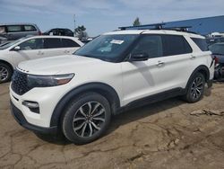 Salvage cars for sale from Copart Woodhaven, MI: 2020 Ford Explorer ST