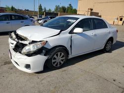 Salvage cars for sale from Copart Gaston, SC: 2011 Toyota Corolla Base