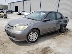 Salvage cars for sale from Copart Apopka, FL: 2004 Honda Civic LX