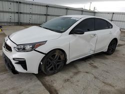 KIA salvage cars for sale: 2021 KIA Forte GT Line