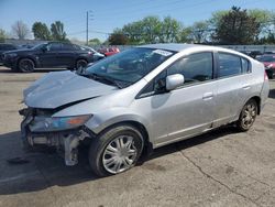 Salvage cars for sale from Copart Moraine, OH: 2010 Honda Insight LX